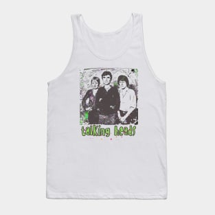 Talking Heads Retro Style Fan Art Tank Top